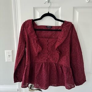 Madewell Peplum Top